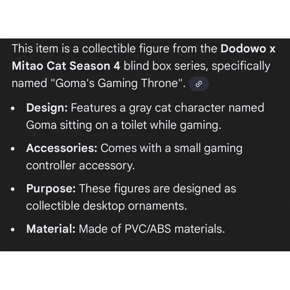 DODOWO X MITAO CAT SEASON 4 - GOMA'S GAMING THRONE (TOILET) - Picture 10 of 10